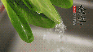 燒一鍋開水，滴一點油，水開后汆燙青菜至斷生即可。